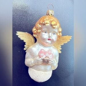 Merck Family’s (Old World Christmas) Angel Ornament Cherub Ornament
